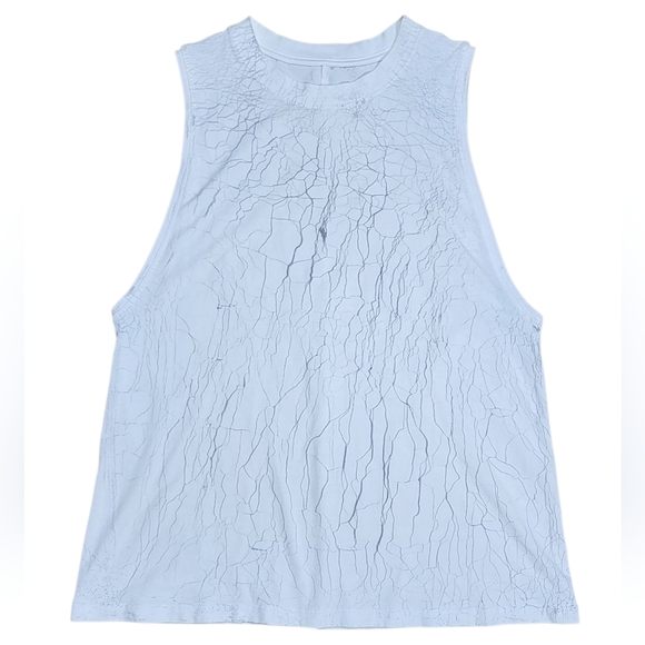 Lululemon All Yours Tank Top Size 8 Thread Dye White Silver Drop - Picture 3 of 8